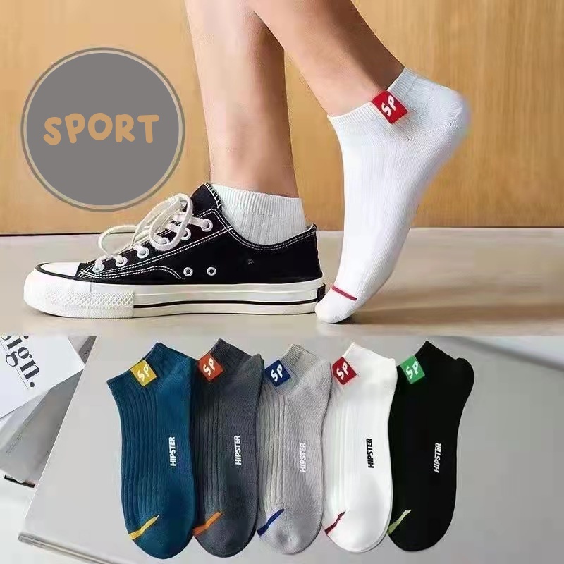 ✅COD [BBS] Kaos Kaki Wanita Motif Sport Polos Kaoskaki Beruang Fashion Korea Women Sock Import