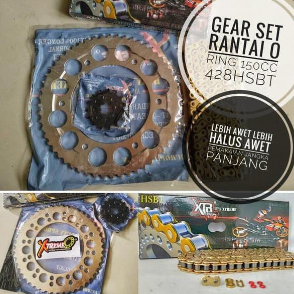 GEAR SET CBR CB150 R15 VIXION GSX BANDIT MT15 CB GIR SET SSS DID
