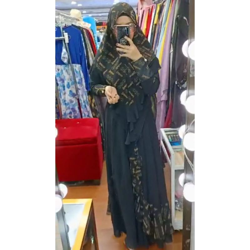 DRESS RAYNA PREMIUM SET By. Yodizein Syari 150