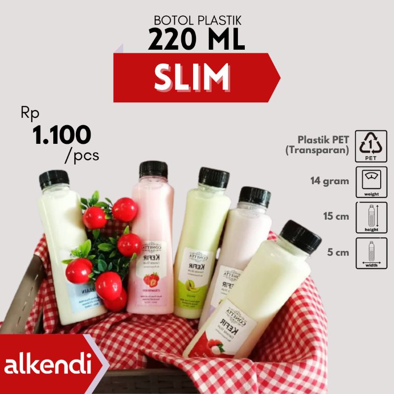 BOTOL SLIM 220 ML