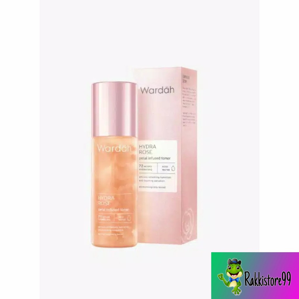 ❣️Rakkistore99❣️Wardah Hydra Rose Petal Infused Toner 100ml (100% Original)