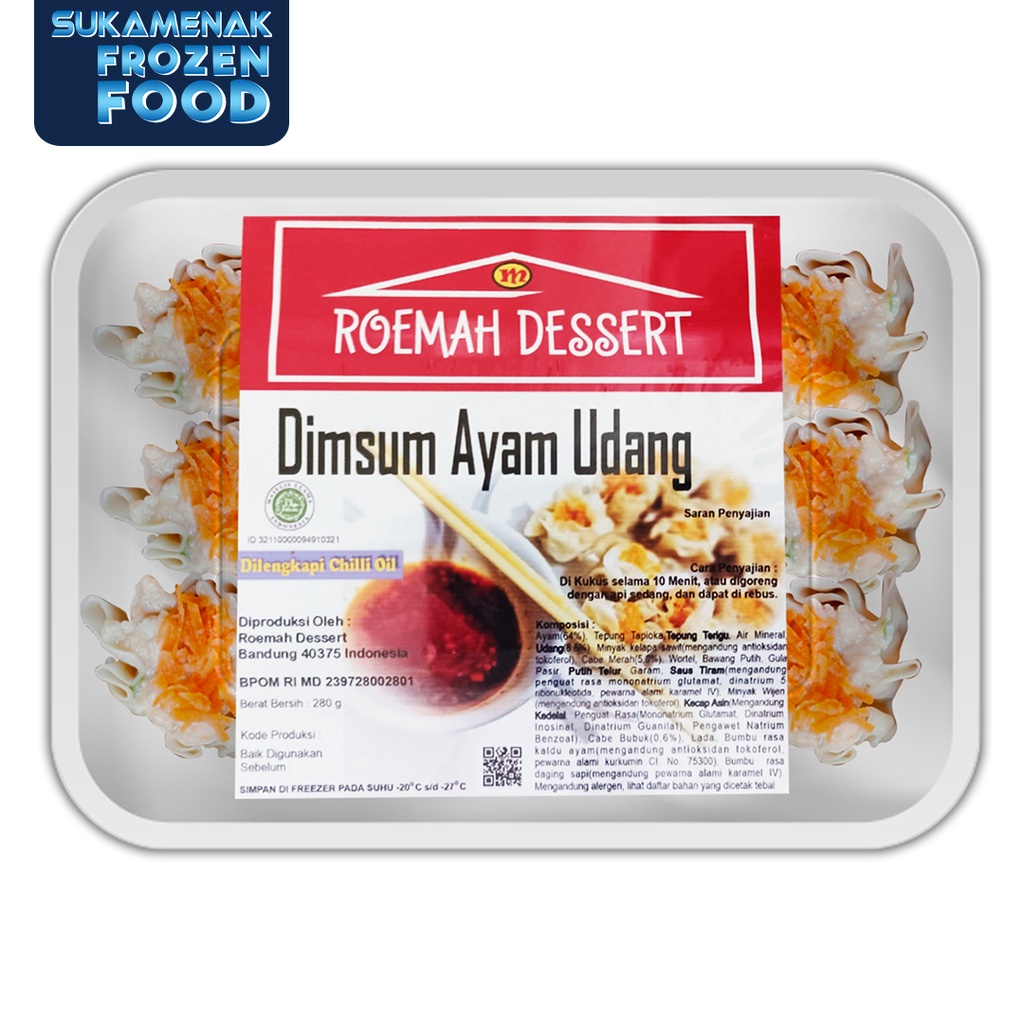 

ROEMAH DESSERT Dimsum Ayam Udang Isi 10