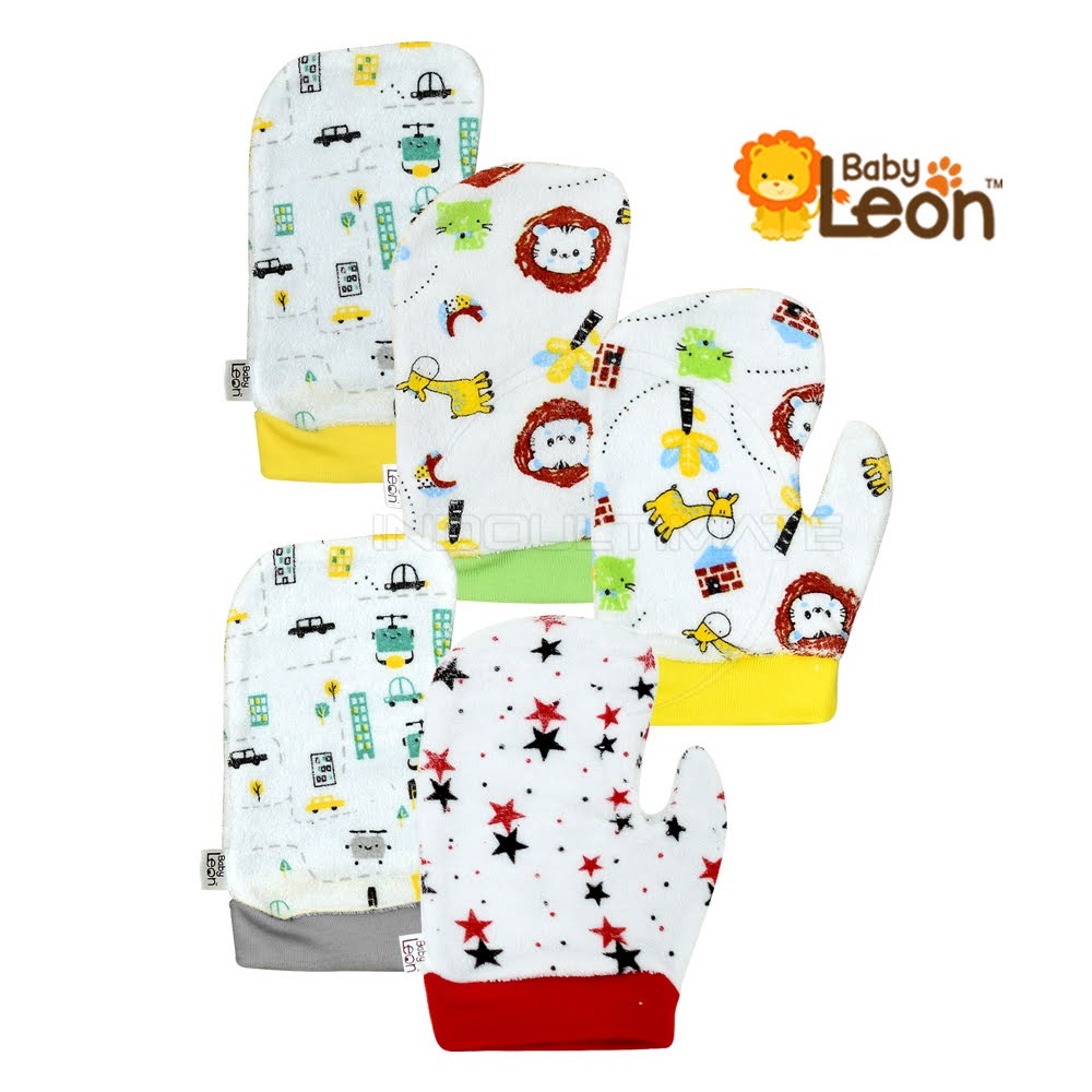 BABY LEON Washlap Mandi Bayi Lap Mandi Bayi WL-05 Waslap Mandi Anak Bayi balita Handuk bayi