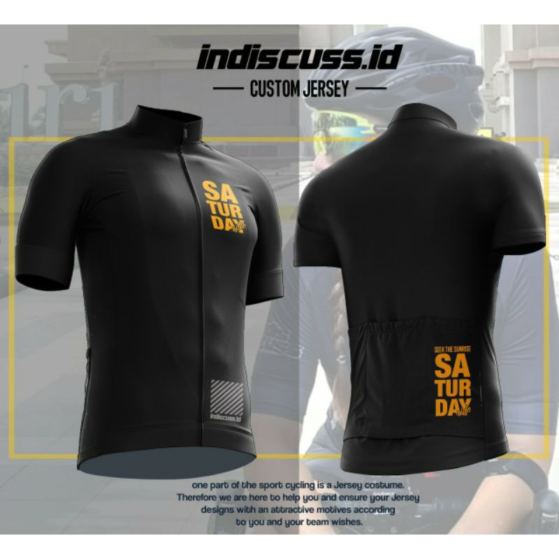 JERSEY SATURDAY KAOS SEPEDA ROAD BIKE