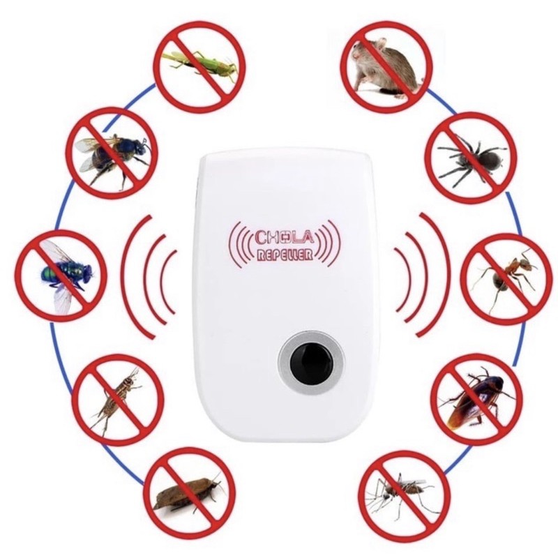 pest repeller ultrasonic - Alat Pengusir Hama - Perangkap Serangga - Ultrasonic kecoa -