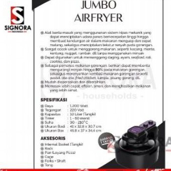 Air Fryer Jumbo Signora