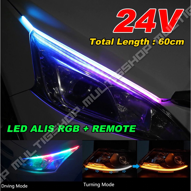 1Set LED Alis RGB Remote 24v 60cm