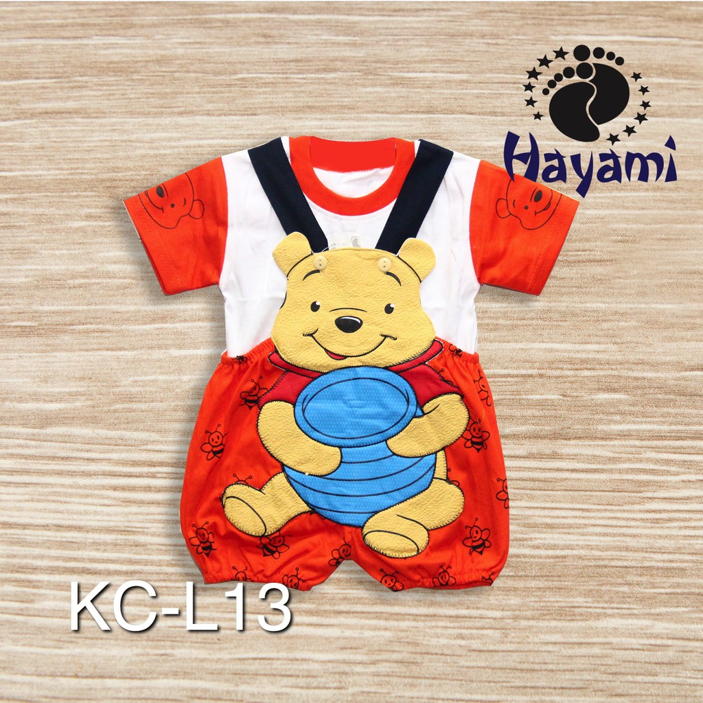 Baju Bayi Pooh Allsize 2 12 bln Jumper Bayi Overall Unisex 