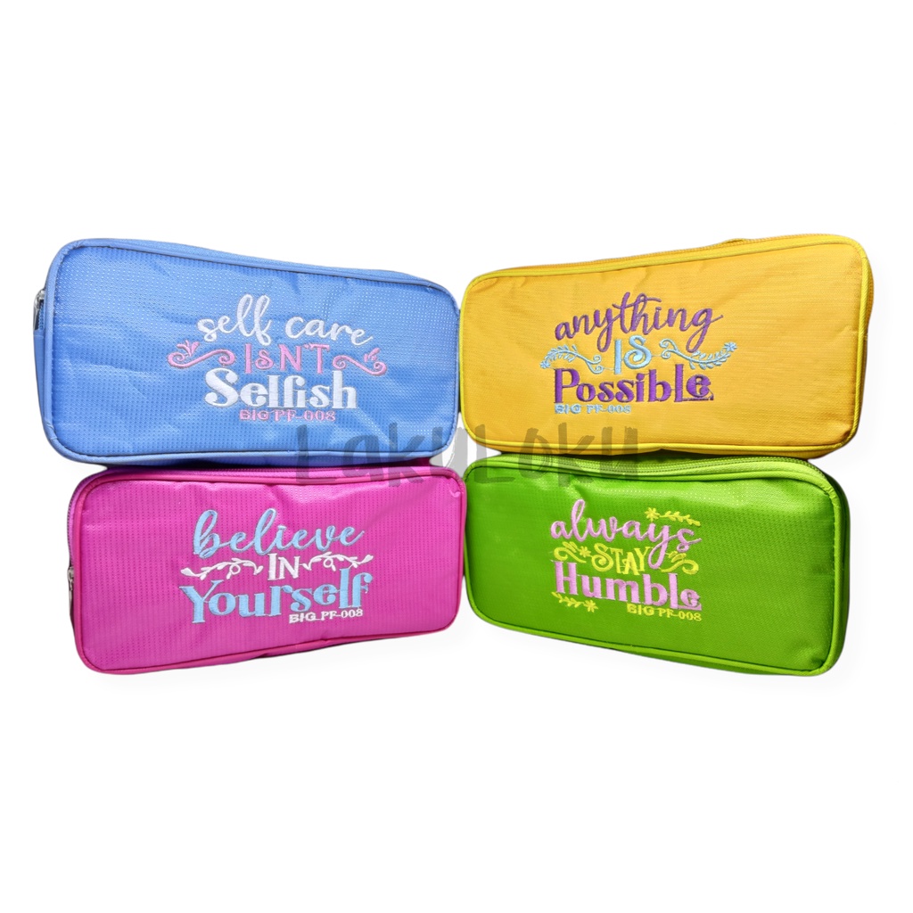 

Pencil Case / Tempat Pensil Kain BIG PF 008 Bordir