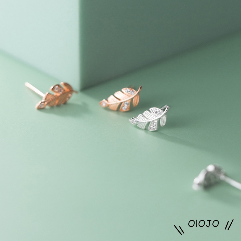 Anting Kecil Yang Indah Anting-anting Kecil Pemodelan Hewan Geometris Tanaman Yang Kreatif - ol