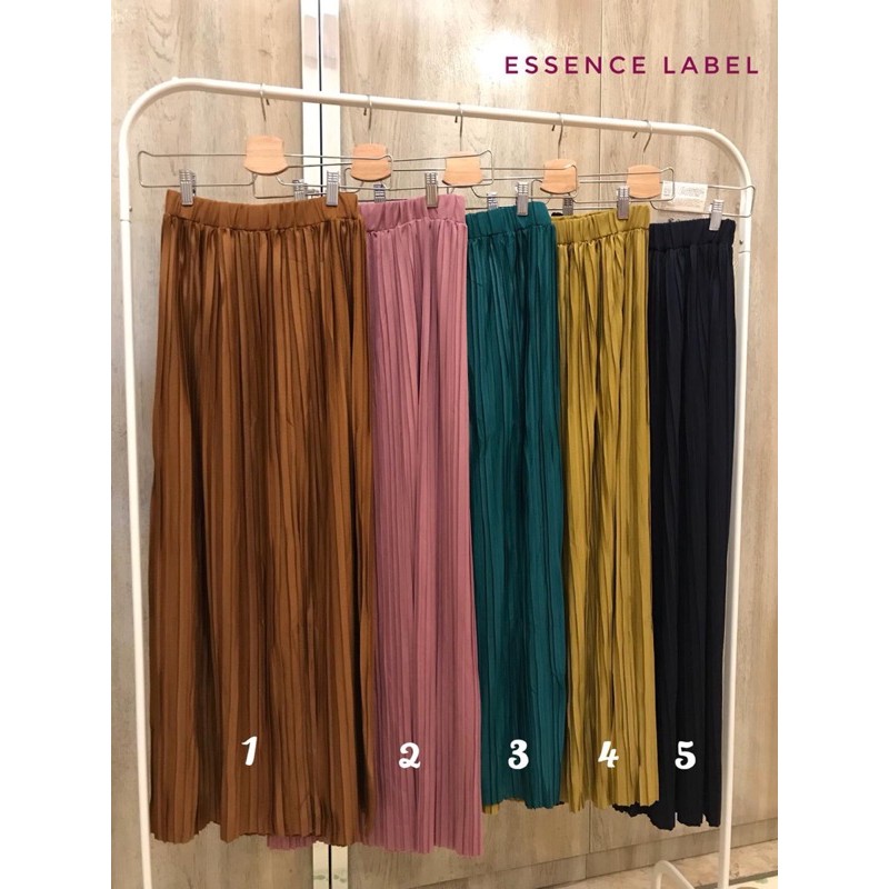 Rok Sepan Plisket Panjang Spandex Premium