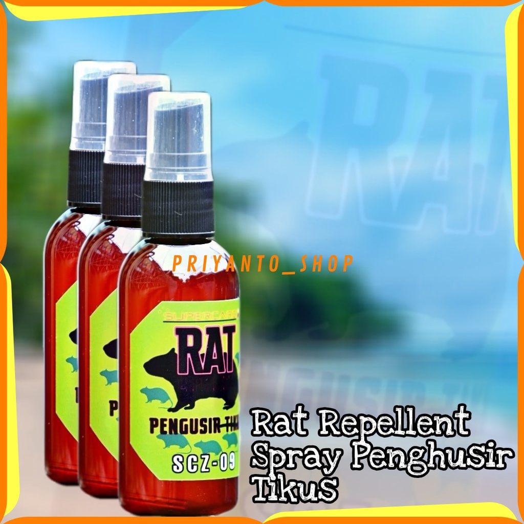 Rat Repellent Spray Penghusir Tikus, Pembasmi Tikus 100% Ampuh