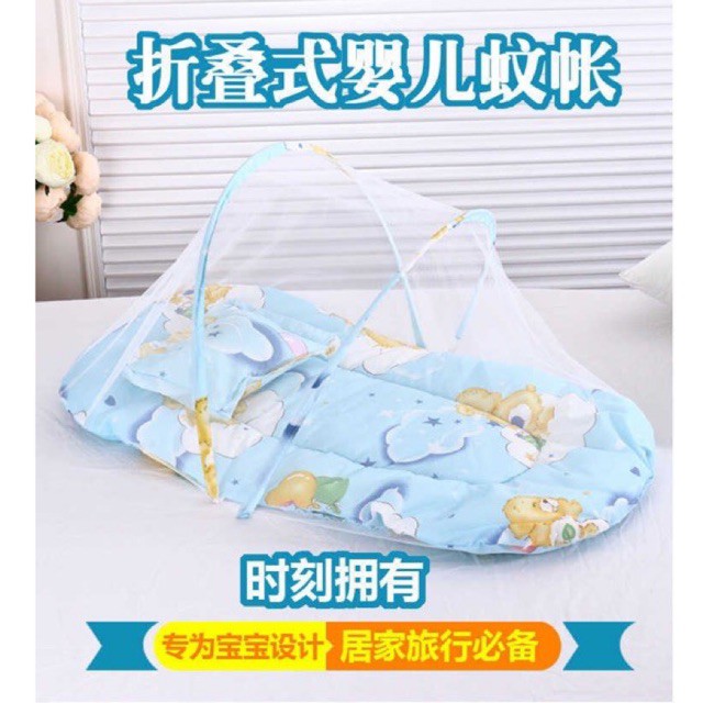 1234OS - Kasur Lipat Kelambu Bayi / kasur Kelambu set / tempat tidur bayi beserta kelambu EKONOMIS &amp; PRAKTIS