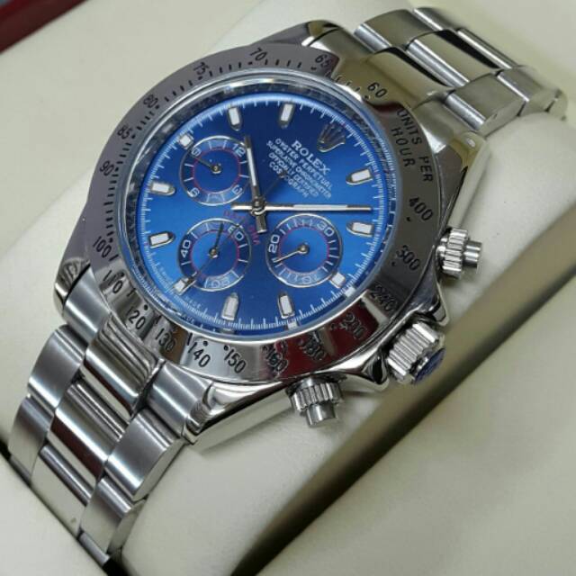 Jam Tangan Pria Rolex Daytona chrono automatic Stainless