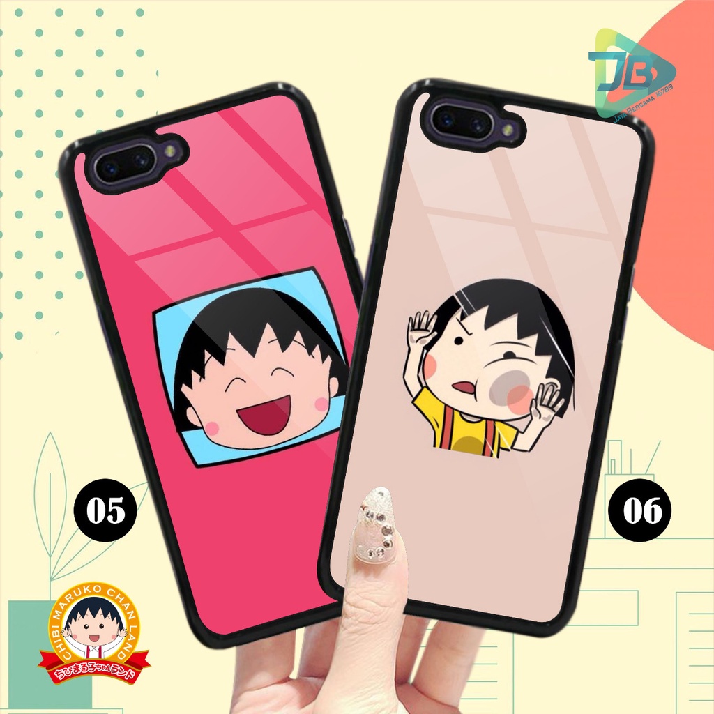 HARDCASE 2D GLOSSY CHIBI MARUKO OPPO VIVO XIAOMI SAMSUNG REALME IPHONE ALL TYPE JB4691