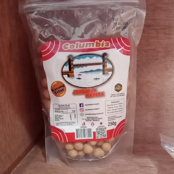 

kacang telor jembatan ampera 250gram