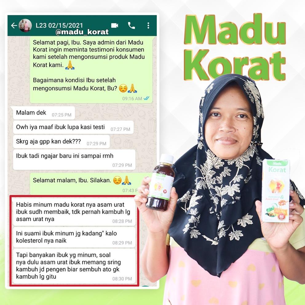

[KODE KAVAU] Madu Korat Menyembuhkan Penyakit Kolesterol & Asam Urat Secara Alami