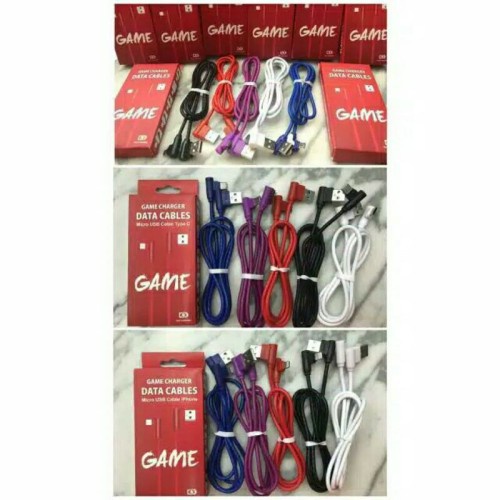 Kabel Data Gaming Game L Shape Full Colour - iP iPh