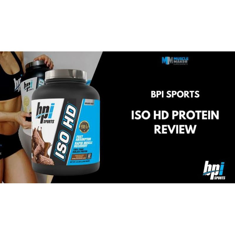 BPI ISO HD WHEY PROTEIN ISOLATE 5 LBS PLUS BCAA SUPLEMEN GYM KESEHATAN MAKANAN TINGGI PROTEIN BPOM