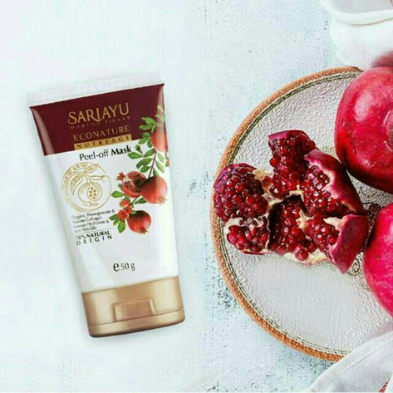 Sariayu Econature Peel of mask dan Econature Face scrub