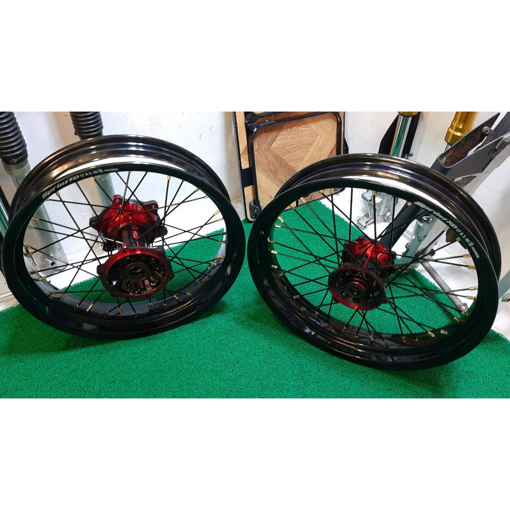 Velk Set Supermoto Yamaha WR Velg WR SUMO Ring 17 pelk Set WR Supermoto
