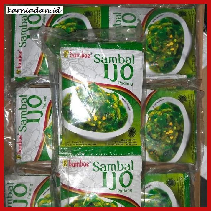 

Aneka-Sambal- Sambal Ijo Padang Bamboe ( 10 Sachet ) -Pedeeeeeezzzzzzz.