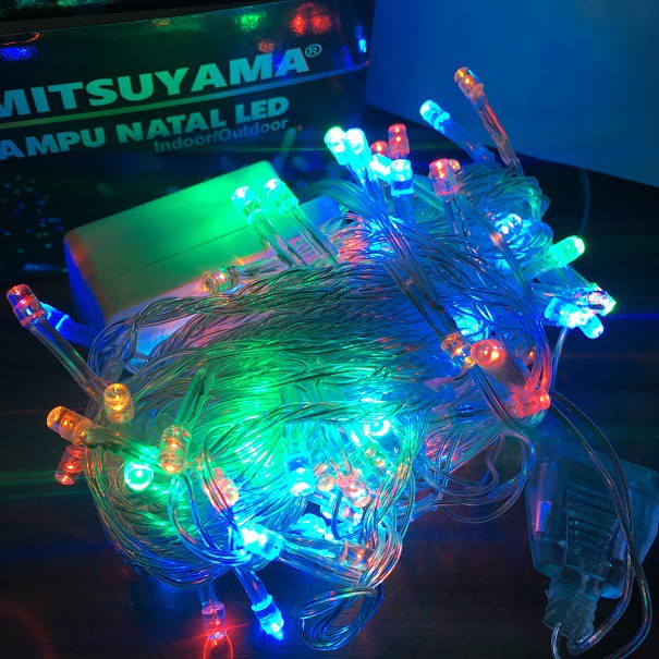 Lampu Natal LED TUMBLR Twinkle Kelap Kelip Rainbow MItsuyama MS358