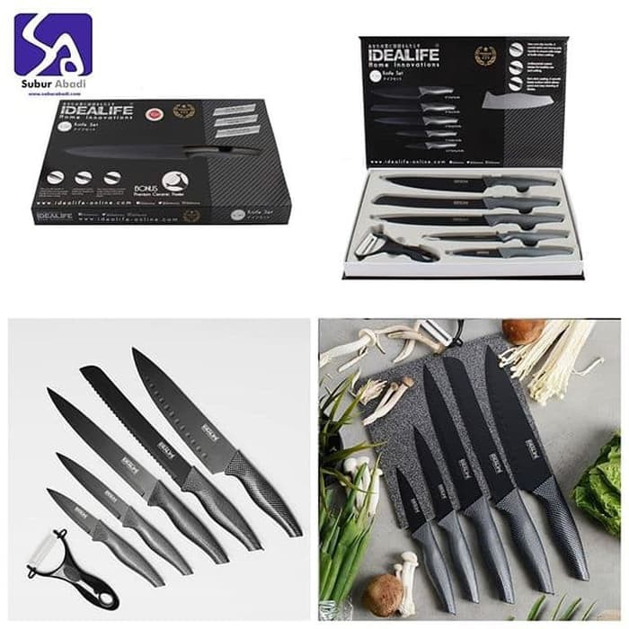 Pisau Set (Knife Set) IdeaLife IL-162