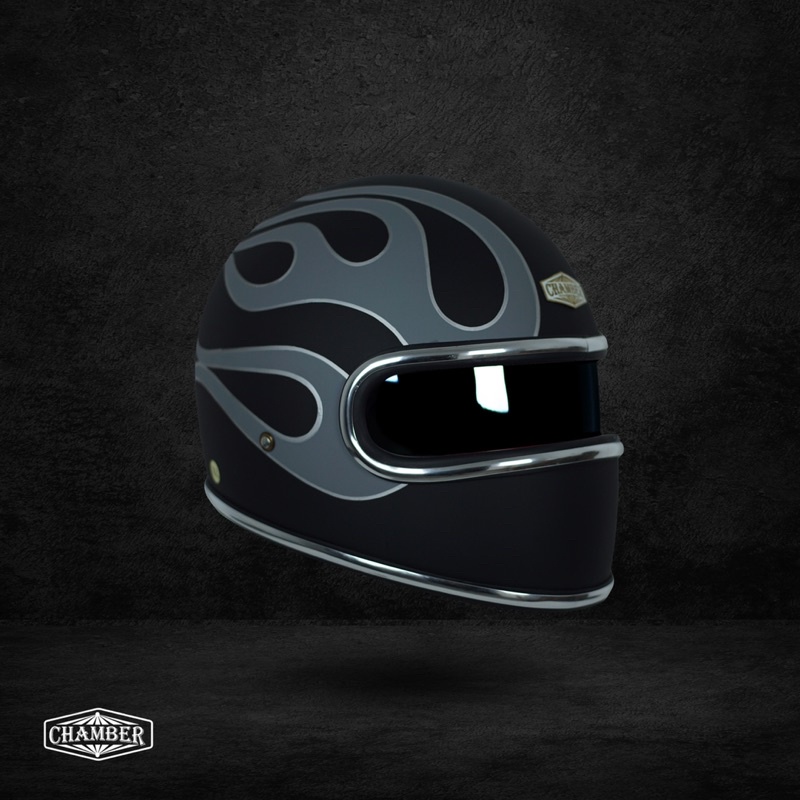 HELM CUSTOM JUGGERNAUT FLAMES