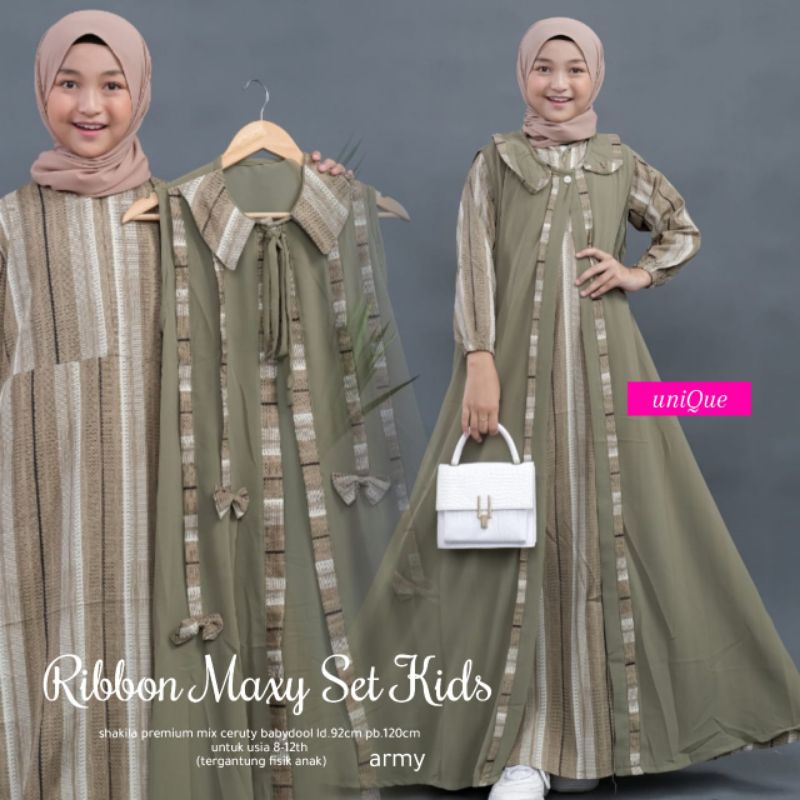 GAMIS  RIBBON MAXY  SET KIDS  BY UNIQUE