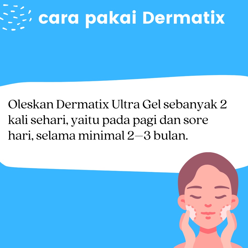 Dermatix Ultra Original - Salep Penghilang Bekas Luka di Wajah Strechmark Koreng Permanen 15g