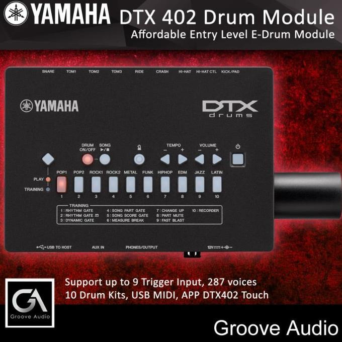 Module Drum Elektrik Yamaha Dtx402 / Dtx 402 (Penerus Dtx400 / 400)