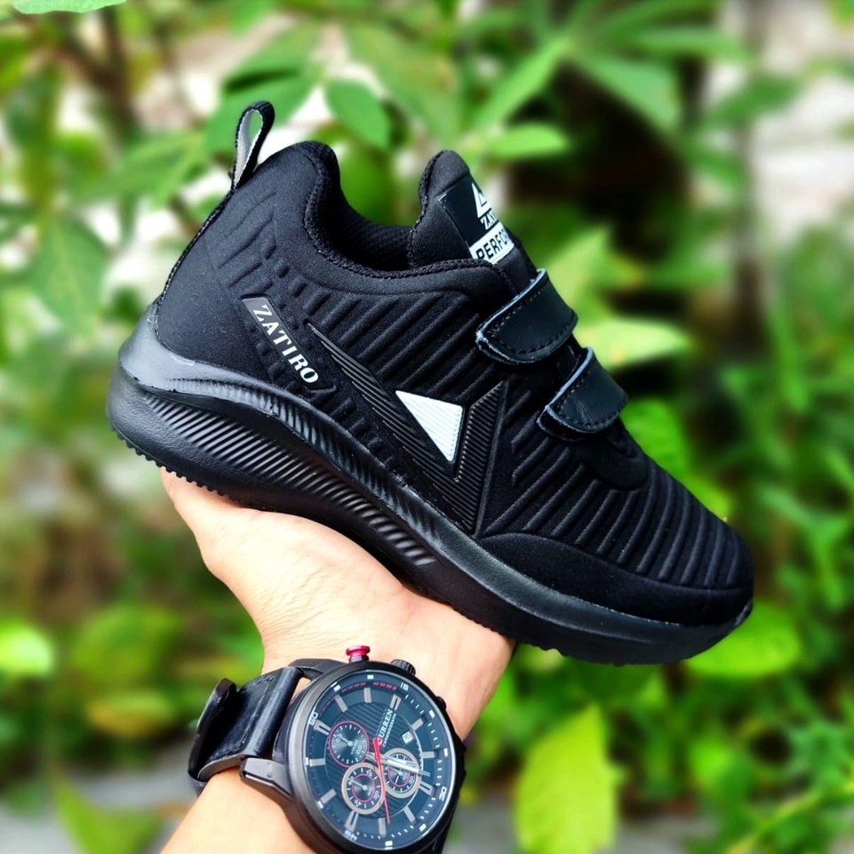 Sepatu anak sekolah anak San ZATIRO Perekat Casual Tanpa Tali Velcro_Seneakers anak spatu anak laki 