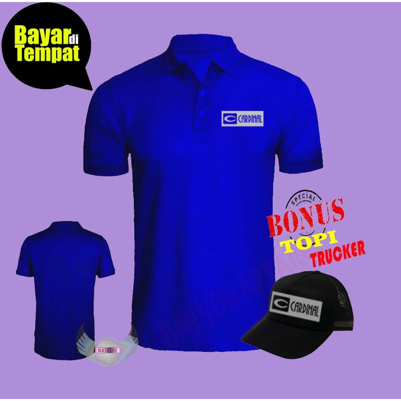 BONUS TOPI….Kaos polo kerah distro/kaos polo kerah pria dan wanita/kaos kerah © cardinal 04 silver b