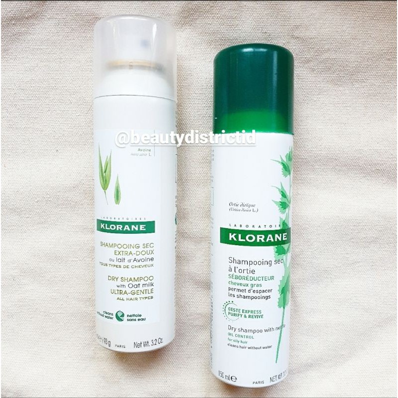 Klorane Dry Shampoo with Oat Milk / Nettle / Tinted