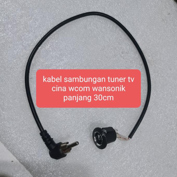 Kabel Jack Sambungan Antena Over Jack Tuner Tv Mesin Tv Wcom Wansonik - Model Kabel Tojila39 Segera