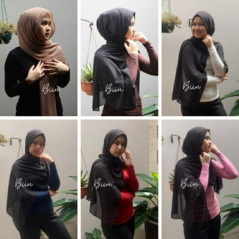 Biiu Kaos Inner Manset Wanita Lengan Panjang Premium