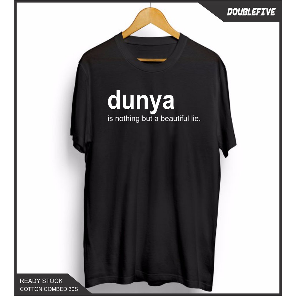 Kaos Distro Kaos Dakwah Kaos Islami Kaos Dunya Kaos Cotton Combed 30S Premium