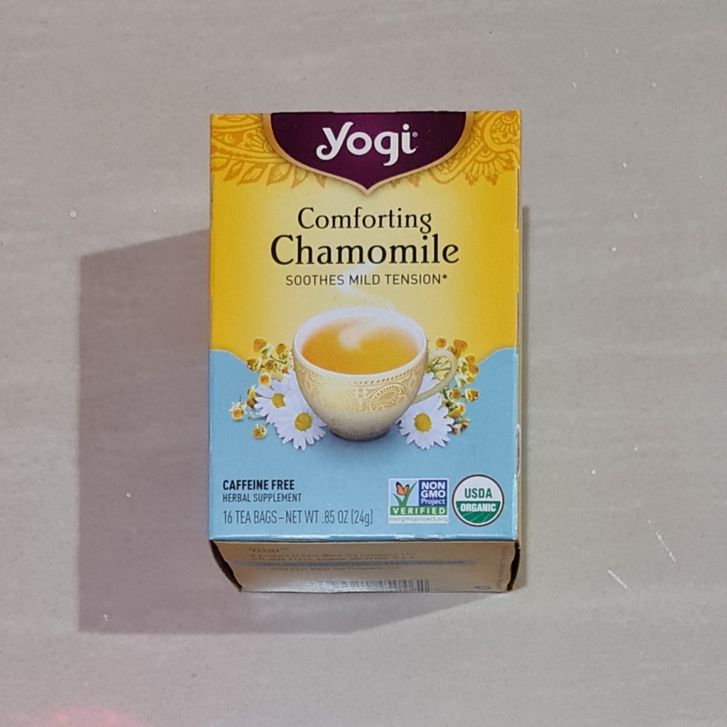 Teh Yogi Tea Comforting Chamomile Caffeine Free 16 x 1,5 Gram