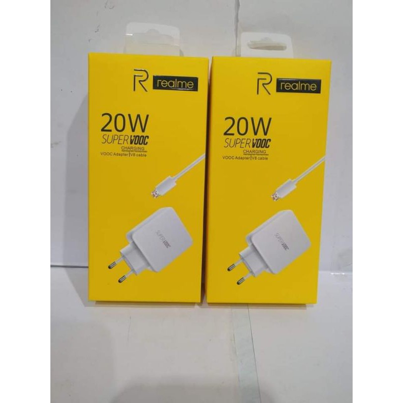 Charger Realmi 20w Super Vooc