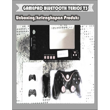 Jual Gamepad Terios T3 Bluetooth Wireless Gamepad for Smartphone   Smart TV Box Murah