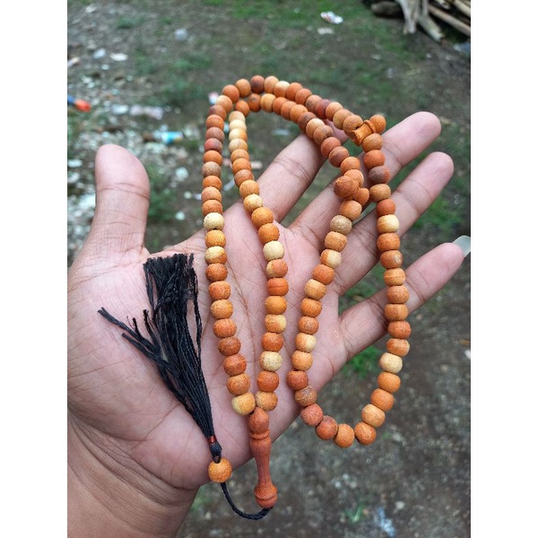 Tasbih kayu secang asli tasbih secang herbal tasbih kayu secang brahma tasbih 99 tasbih bertuah
