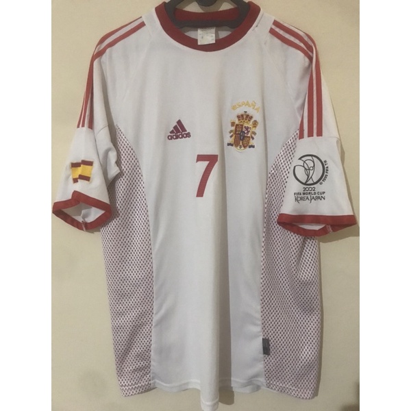 Jersey SPAIN away RAUL#7  Fifa World Cup 2002 size XL