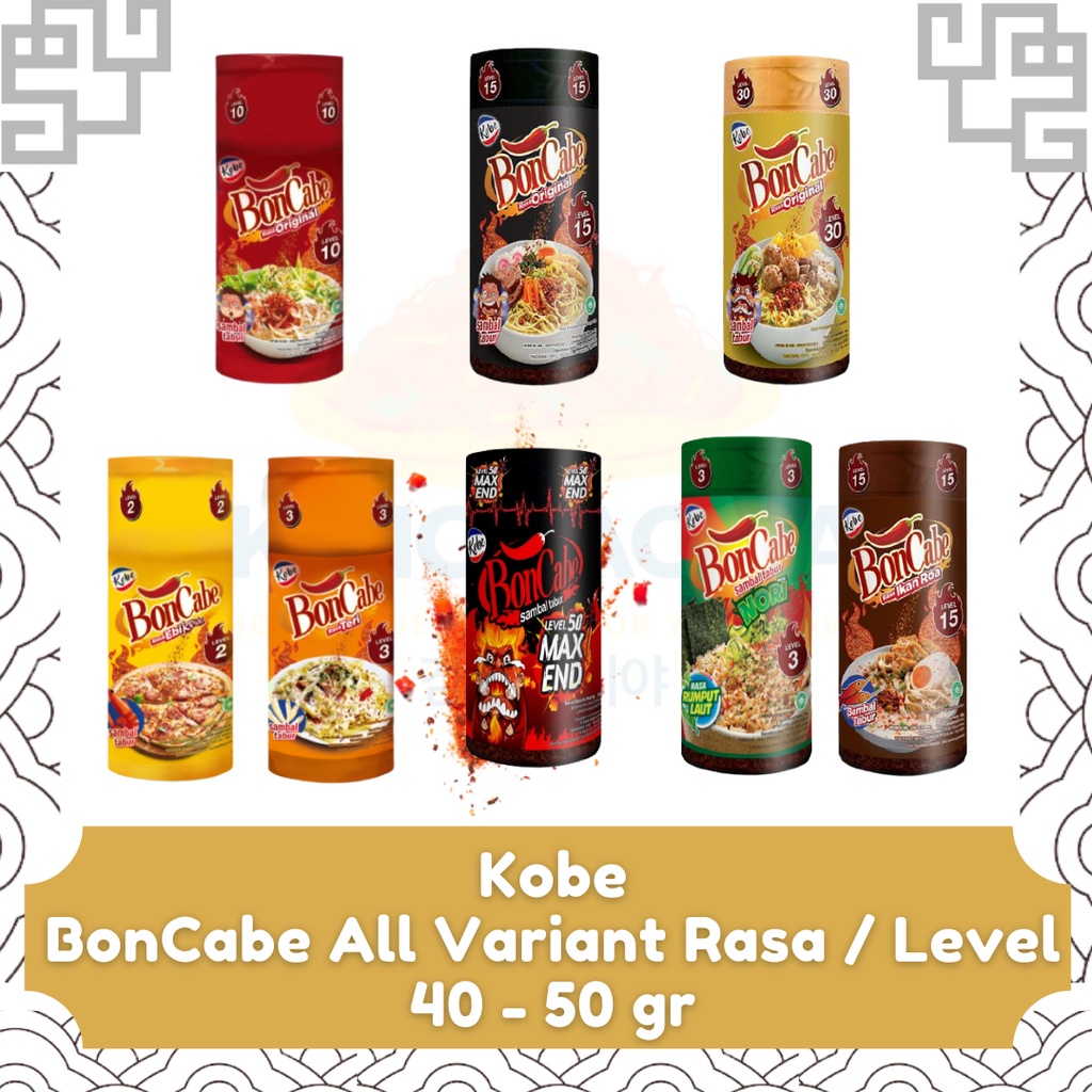 

BonCabe Botol Original Ebi Teri Nori Roa Maxend Level 2 / 3 / 10 / 15 / 30 / 50