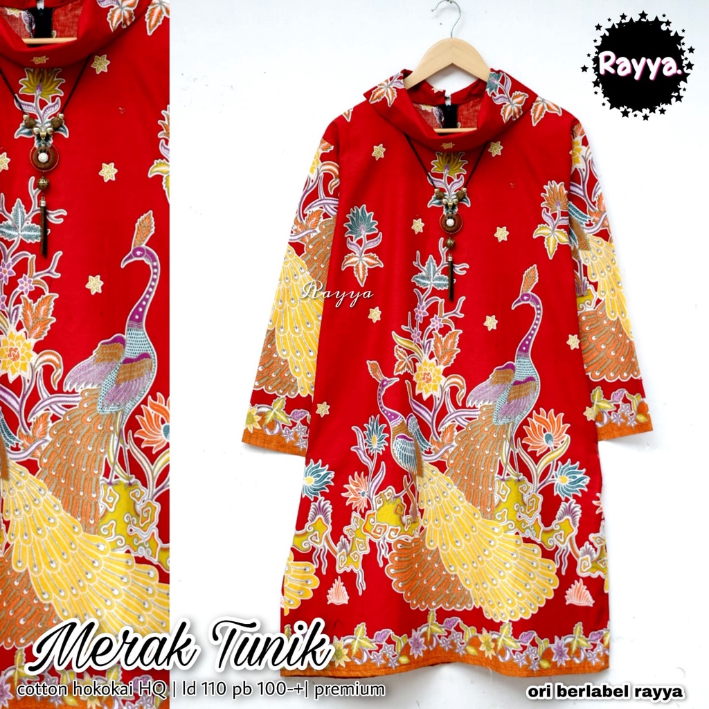 Tunik Merak batik solo  dress batik