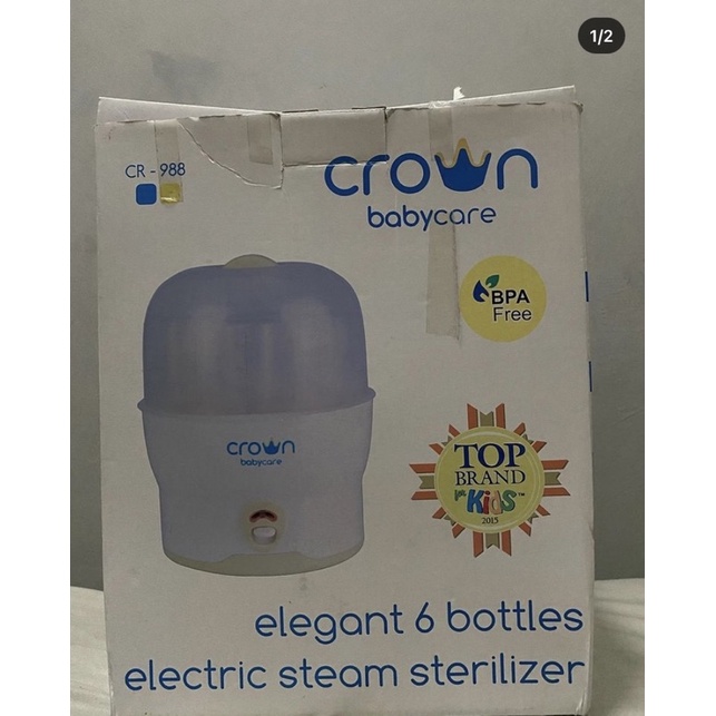 preloved sterilizer crown babycare