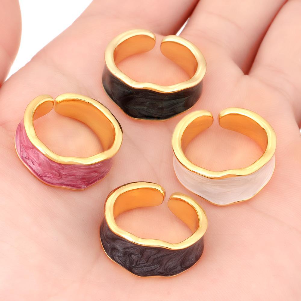 Preva Cincin Terbuka Wanita Cincin Kawin Handmade Adjustable