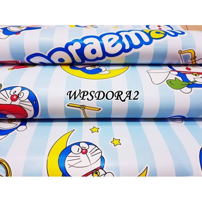 Wallpaper Dinding Kartun Doraemon Line Lucu ratudinding Stiker Dekorasi Hiasan Tembok Kamar Anak