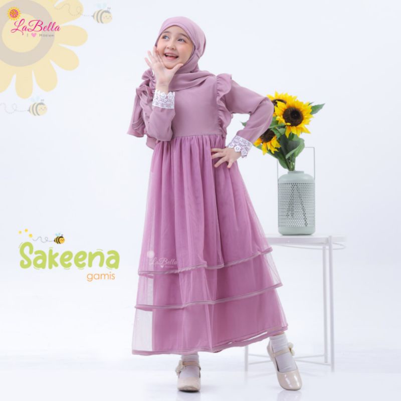 Labella Gamis Anak Sakeena Purple