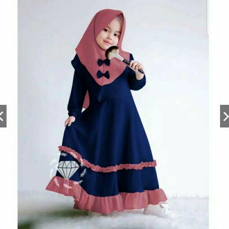 Gamis hijab anak [MLH.30My22ᴷ]